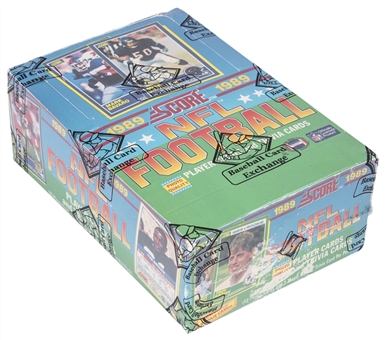 1989 Score Football Wax Box (36 Packs) - BBCE Certified